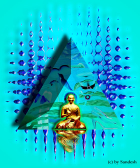 Das gleichseitige Dreieck / Kommunikation - Manifestation (c) by Sandesh